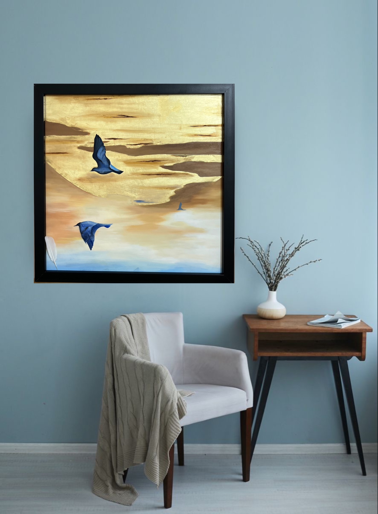 پرواز خورشید(تابلو برجسته)