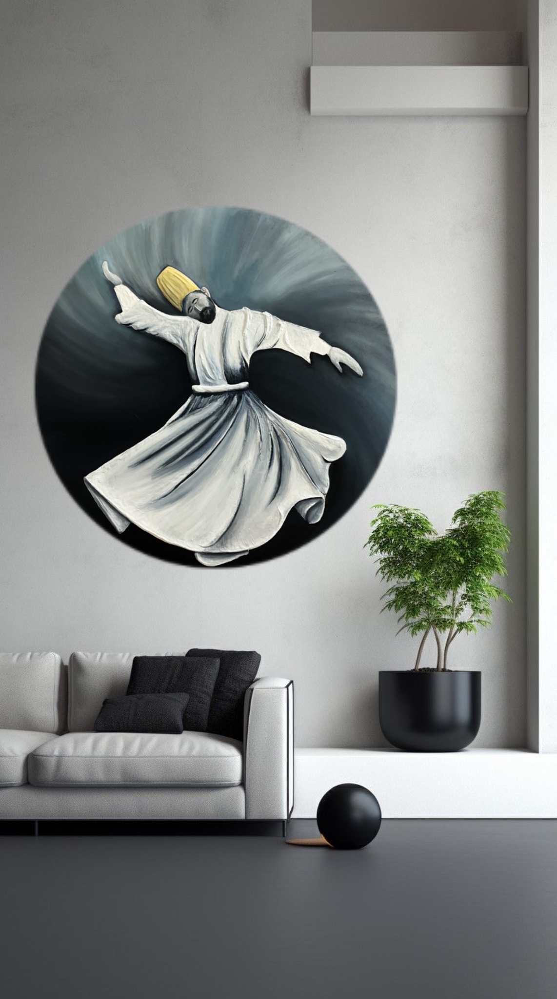 رقص سماع( تابلو برجسته)