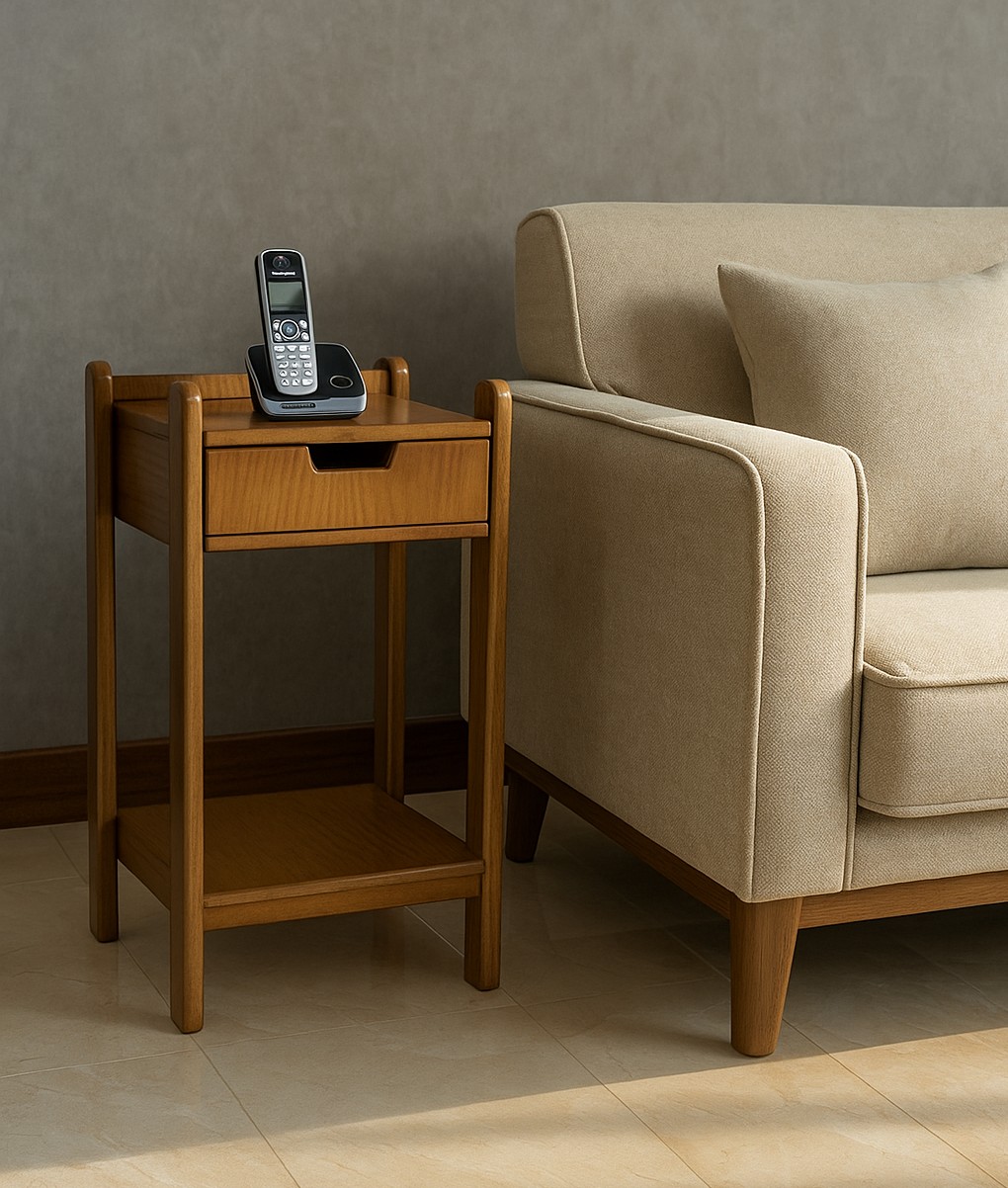 میز تلفن مـَه چوب