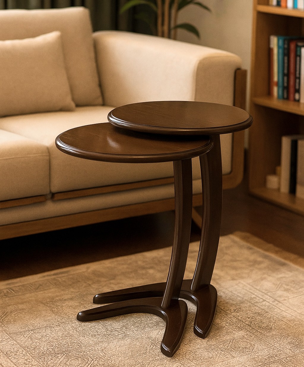 میز عسلی مدل لپ تاپی (دو عددی)